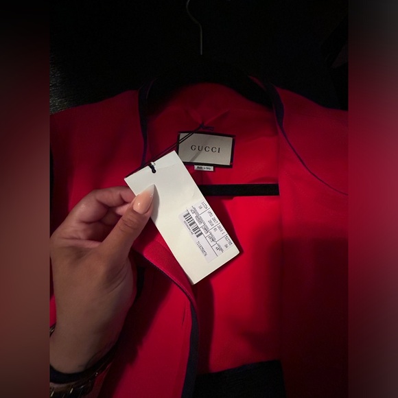 New with tags! GUCCI BLAZER. Pearl GG buttons. - Picture 2 of 6
